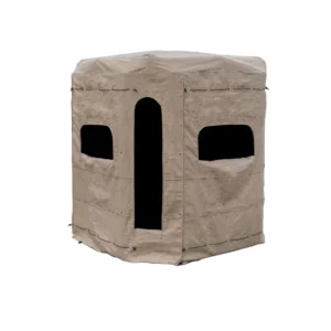 Soft Side 360° Burlap Deluxe 6X6 Ground Blind